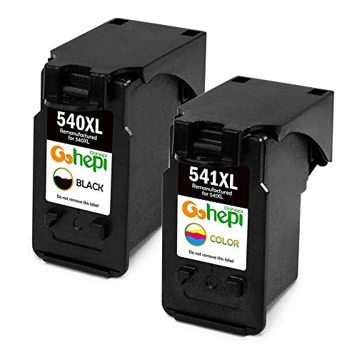 Gohepi Remanufacturados Canon PG-540XL CL-541XL Cartuchos de tinta Pack de 2 Negro Tricolor para Canon Pixma MG2100 MG2150 MG2200 MG2250 MG3100 MG3150 MG3155 MG3200 MG3250 MG3500 MG3550 MG4150 MG4200 MG4250 MX375 MX395 MX435 MX455 MX475 MX515 MX525 MX535 reviews Gohepi Remanufacturados Canon PG-540XL CL-541XL Cartuchos de tinta Pack de 2 Negro Tricolor para Canon Pixma MG2100 MG2150 MG2200 MG2250 MG3100 MG3150 MG3155 MG3200 MG3250 MG3500 MG3550 MG4150 MG4200 MG4250 MX375 MX395 MX435 MX455 MX475 MX515 MX525 MX535