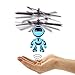 Produktbild Igemy Mini RC Infrarot Induktionsspielzeug für Kindergeschenke Fliegender Roboter Blinklicht (Blau)