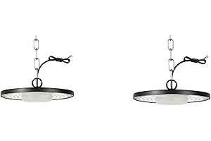 TOOBETTP 200W Naves Industriales LED, UFO LED Lámpara de Alta Bahía 20000LM 6500K Foco LED Industrial, Iluminacion LED Impermeable IP65 para Patio, Garaje, Fábrica, Taller, 2 PCS