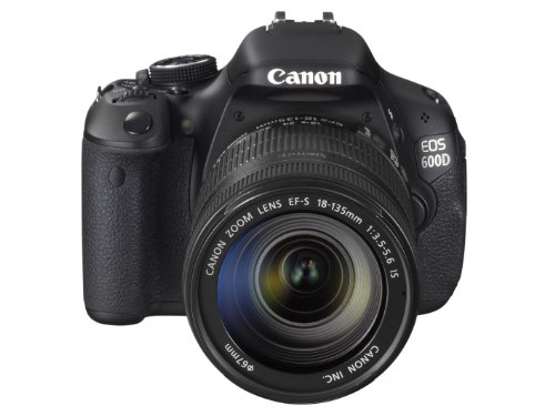 Canon EOS 600D SLR-Digitalkamera (18 Megapixel, 7,6 cm (3 Zoll) schwenkbares Display, Full HD) Kit inkl. EF-S 18-135mm 1:3,5-5,6 IS - 2