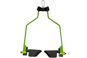 SevnElk Poignées de Fixation de Machine à câble, poignées d'exercice en Acier Robuste Poignées pour Triceps Rowing LAT Pulldown Press Down T Bar Home Gym