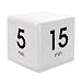 Produktbild Datexx Time Cube Der Wunder-Zeitwürfel mit 5, 15, 30 und 60 Minuten für das Zeitmanagement - Küchen-Timer - Hausaufgaben-Timer - Trainings-Timer - Meeting-Timer | weiss