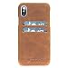 Produktbild Lederbuxe Berlin Business Leder Hülle Case für iPhone X Xs mit 2 Kartenfächern