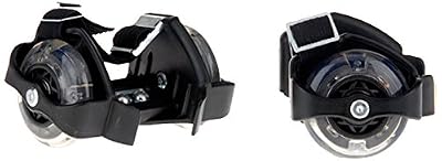 Inconnu Noname - Rfl-3led - Rollers Avec Flash Lumineux - 3 Diodes Intégrées - Noir