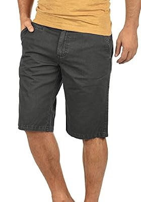 SOLID Viseu - Pantalon Chino Short - Homme, taille:L;couleur:Dark Grey (2890)
