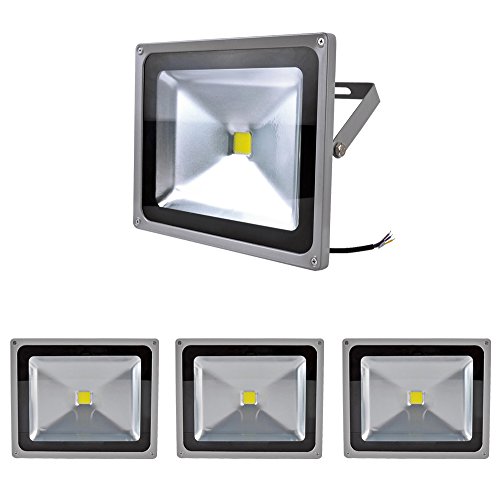 Preisvergleich Produktbild 4X IP65 LED-Strahler 50W anstrahlen Cool White