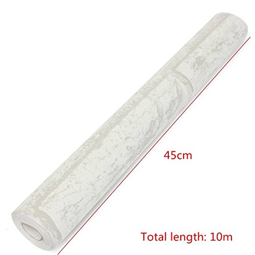 KING DO WAY 10Mx45cm Wandsticker Wandtattoo Wandfolie Wandaufkleber Ziegelstein Aufkleber - 5