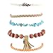 Produktbild LUX Zubehör brüniert Gold Ton Perlenquasten Boho Perlen Strand Arm Candy Set