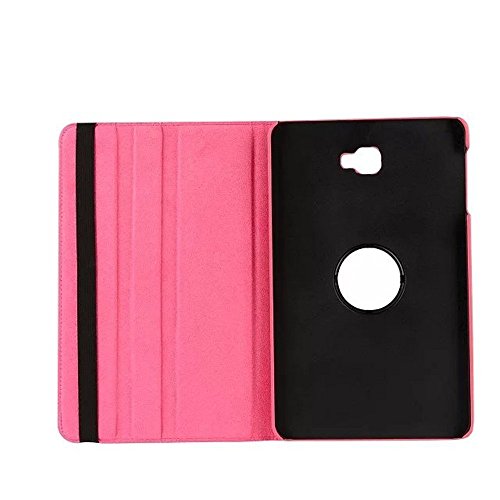 Samsung Galaxy Tab A 10.1 Tasche 360 Grad Drehbar PU-Leder Fall Ipad Smart Slim Case Book Cover Ständer Flip für Samsung Galaxy Tab A 10.1 sm-t580 sm-t585 mit gratis Displayschutzfolie und Stylus rosa rose - 5