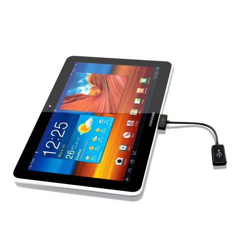 KanaaN Samsung Galaxy Tab USB – OTG Adapter mit Host-Modus – Galaxy Tab USB Female Kabel – für Galaxy Tab 7 Plus 7.7 8.9 10.1 10.1N Galaxy Tab 2 10.1 P5100 P5110, Galaxy Tab 2 7.0 P3100 - 2