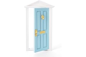 Odoria Miniature 1/12 Meuble Porte Accessoire Maison de Poupée, Bleu