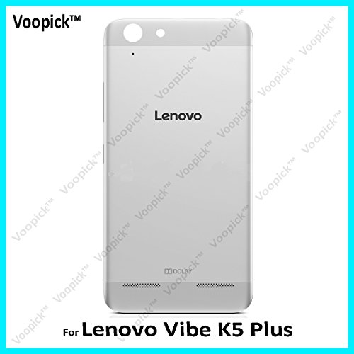 Voopick Lenovo Vibe K5 Plus Back Panel Replacement Housing Case Metal Body Premium Finish (Platinum/Silver)