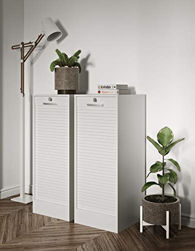 Classeur à rideaux-Blanc-138 cm/7142A2121R91