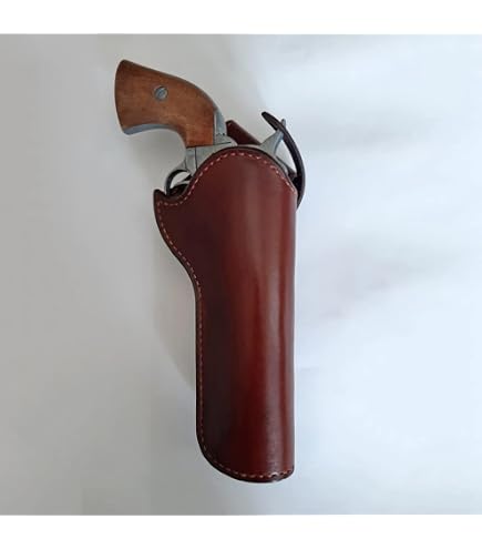Hulara Fondina Western Per Pistola .45 Auto .45 ACP .44/.45 - Pelle Di Bufalo Pieno Fiore, Intagliata, Per Destrimani, Con Cintura (taglie Fianchi 30-52 Pollici)