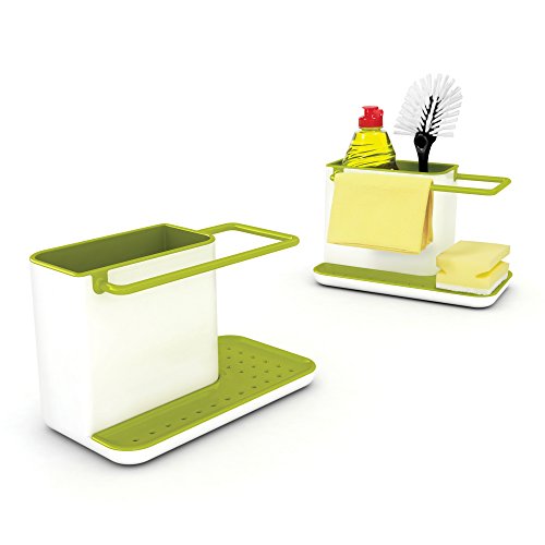 Joseph Joseph Caddy Ordnungshelfer für das Spülbecken, weiß/grün - 6