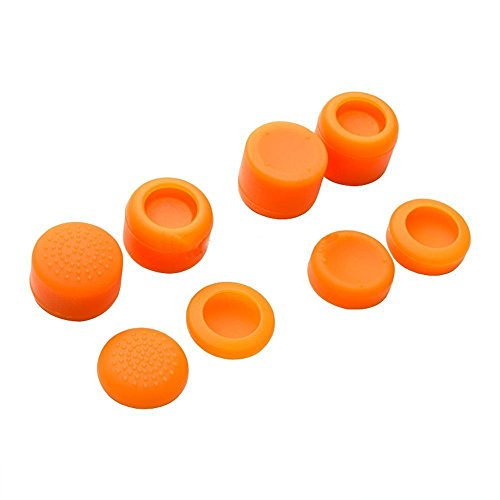 Pack de 8  pcs Analog Controller Gamepad Raised Antislip pulgar stick Grips Thumbsticks Joystick Cap Funda para PS4  PS3  Interruptor Pro  Xbox One  Xbox 360  Wii U  PS2  controlador