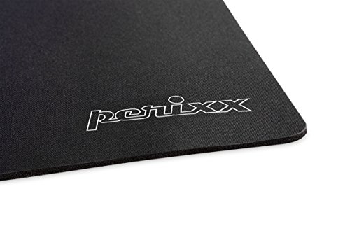 Perixx DX-1000XL, Gaming Mauspad – Abmessung 400x320x3mm – Anti-Rutsch-Funktion durch gummierte Unterseite – Oberfläche aus besonders behandeltem Strukturgewebe – schwarz - 3