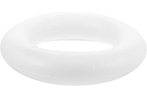 Homoyoyo Schaumstoff-Kranz Für Kreative DIY-Projekte – Styropor Ring in 21.7 * 4.4 cm Durchmesser Ideal Für Dekoration Und Bastelarbeiten – Leicht Vielseitig Und Formbar