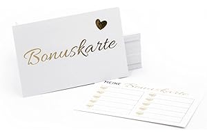 MAXIPRINT1000 125 Bonuskarten - Treuekarten - mit exklusiver Goldprägung - premium Qualität - Nagelstudio - Friseur - Kosmetik - Fußpflege - Bonus Karten Stempel - Stempelkarten