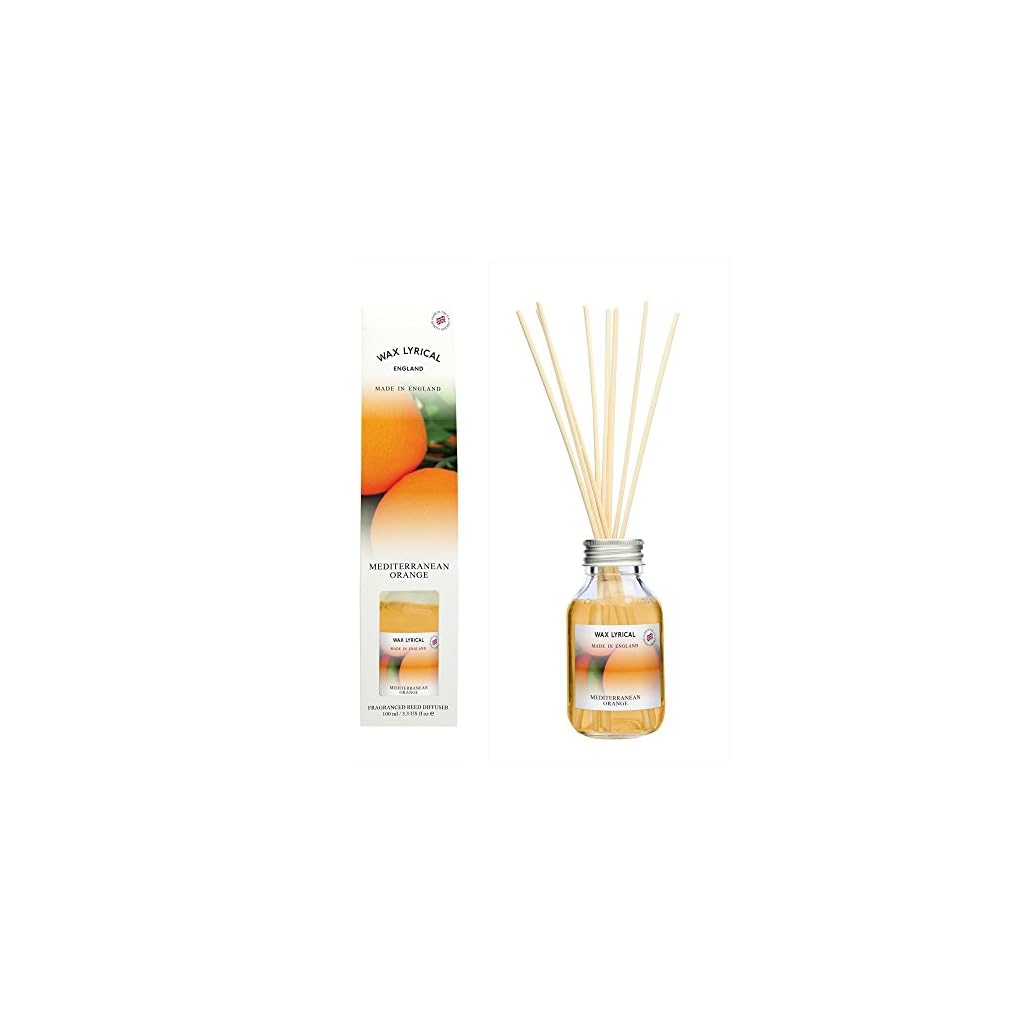 Wax Lyrical 100 ml Reed Diffuser, Mediterranean Orange Onlinecandle