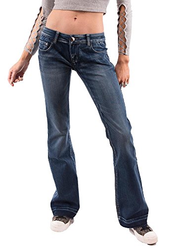 Paris Hipster Faded Bootcut Jeans 