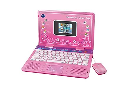 Vtech - 133865 - Ordinateur Pour Enfants - Genius Xl Color Pro Bilingue - Rose