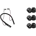 Sennheiser Momentum 2.0 In-Ear Wireless Bluetooth Headphones - Black & Comply Isolation Noise Cancelling Memory Foam Earphone Tips HD 1 Momentum MIE2, CX 3