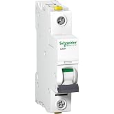 Schneider Electric A9F04116 Circuit Breaker iC60N, 1P, 16A, C Characteristics, White, 1-polig