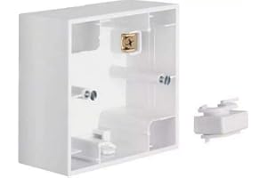 Hager 10417009 Berker 47431909-Enchufe Schuko con bornes, Blanco