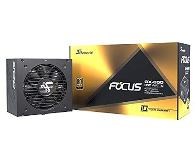 Seasonic FOCUS GX-650 - Alimentation intégralement alimentée pour ordinateur - Or 80PLUS - 650 Watt