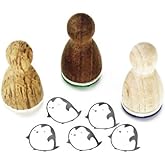 Stemplino Midistempel Motiv Herta Huhn – 18mm Durchmesser, Holzstempel Für Kinder & Bastler