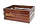Produktbild BRN Versilia Holzkorb Holzkiste Fahrradkorb Fahrradkiste Wood Basket braun