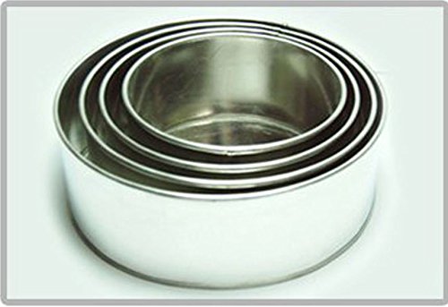 Hochzeit Kuchenform Runde Backform 4er Set cake pans / tins by EUROTINS - 4