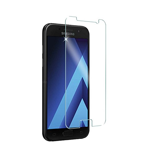Funda Samsung Galaxy A5 2017   PACK 2 Accesorios Ordica ES     Carcasa Galaxy A5 2017 Anti Golpes Ultra Thin Silicona Transparente   Protector Pantalla Samsung Galaxy A5 2017 Cristal Vidrio Templado Screen Protector Tempered Glass