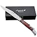 Produktbild Flying Colors Laguiole faltender Taschen Knife.Stainless Stahl, Rosenholz Griff, Gebaut in den Korkenzieher