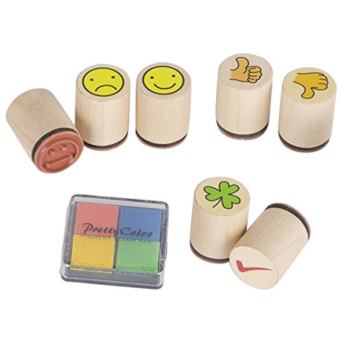 Goki Smile Arts-Craft Cloverleaf Timbro (7 Pezzo)