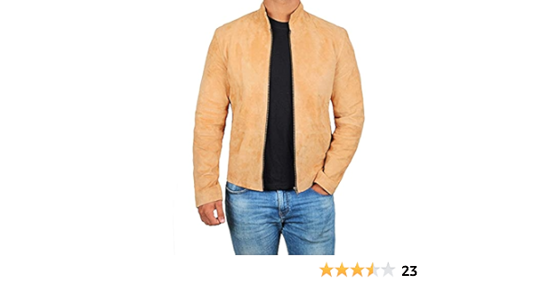 light suede jacket