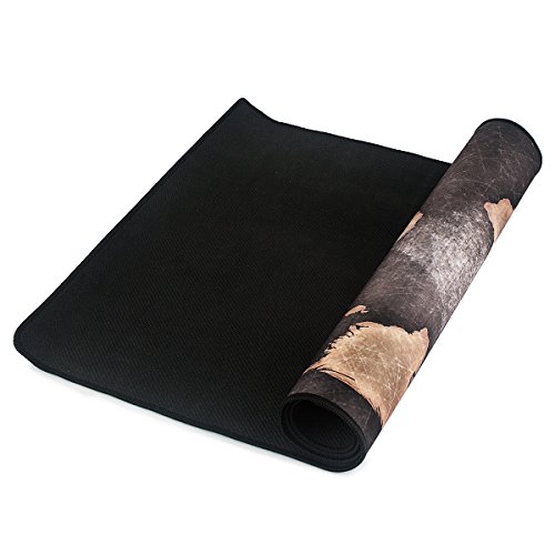 Coj  n De Rat  n Extendido Del Juego Y Estera Del Teclado Estera Del Rat  n Del Mapa Del Mundo Base Antideslizante