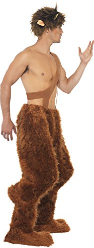 Smiffys Adult men's Pan Costume, trousers, Shoe Covers and Wig, Legends, Serious Fun, Size M, 23047