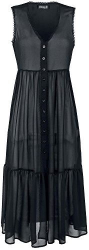 Preisvergleich Produktbild Gothicana by EMP Sleeveless Duster Kimono Girl-Cardigan schwarz XS