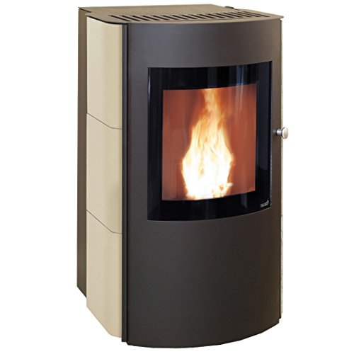 Preisvergleich Produktbild HARK ECOMAT 2N Pelletofen Quarz-weiß