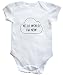HippoWarehouse Hello world i'm new baby vest boys girls