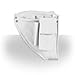 Roo Beauty Hairdressing Pouch, Scissor Holster, Hair Kit Accessories in Mini White