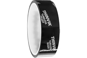 Thinvik Ruban de Jante Tubeless - Largeur 21/23/25/27/29/31/33/35mm x Rouleau 10m | Ruban Étanche Anti-Crevaison pour Jantes VTT et Route | Compatible Jantes Carbone