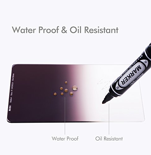 NiSi Glass 150X170mm Medium GND(4)0.6 2 Stops Multicoated Graduated IR Neutral Density Filter