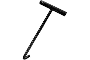 CANNXI Professioneller Kanaldeckelheber mit rutschfestem Griff, Schachthaken für ältere Menschen, vielseitiger Heber und Abzieher