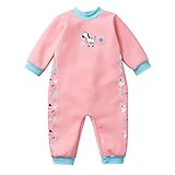 trajes navideños para niños con material reciclado UPF 50 + Sol Protección Splash About Warm in One Traje húmedo, Infantil, Nina\'S Ark, L