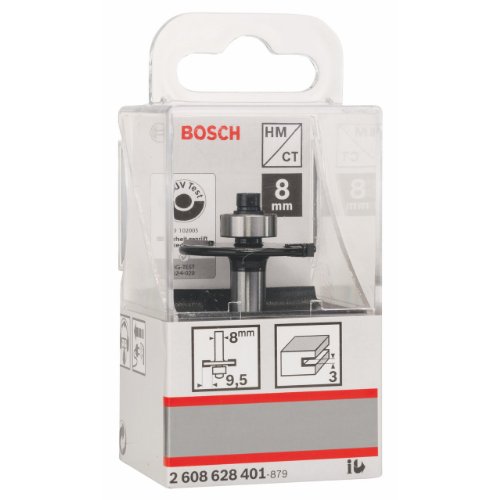 Bosch Zubehör 2 608 628 401 Scheibennutfräser 8 mm, D1 32 mm, L 3 mm, G 51 mm - 3