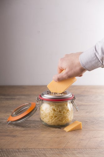 Kilner Käse Reibe Set – Inklusive, mit Bügelverschluss, jar, transparent - 3