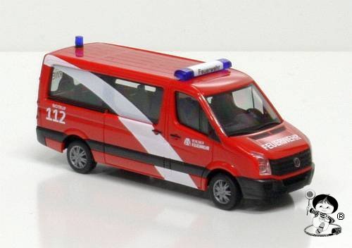 Preisvergleich Produktbild Herpa 090230 VW Crafter 2011 Bus "Berliner Feuerwehr"